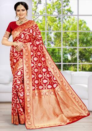 Banarasi Rapier Jacquard Designer Saree