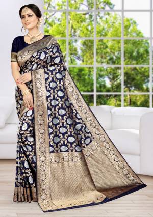 Banarasi Rapier Jacquard Designer Saree