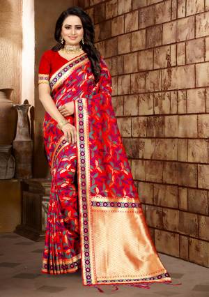 Banarasi Rapier Jacquard Designer Saree