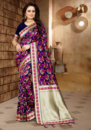 Banarasi Rapier Jacquard Designer Saree