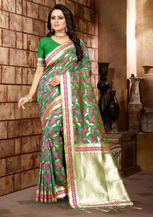 Banarasi Rapier Jacquard Designer Saree