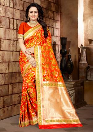 Banarasi Rapier Jacquard Designer Saree