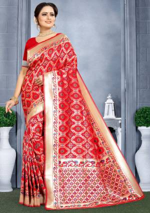 Banarasi Rapier Jacquard Designer Saree