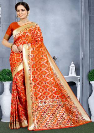 Banarasi Rapier Jacquard Designer Saree