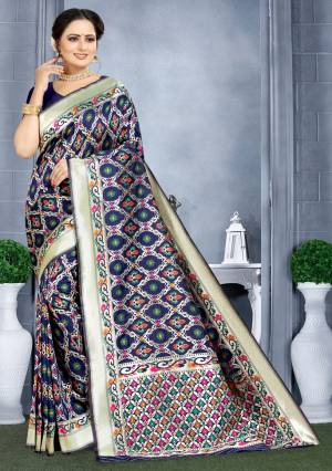 Banarasi Rapier Jacquard Designer Saree