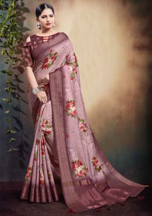 Exclusive Digital Printed Span Cotton Saree