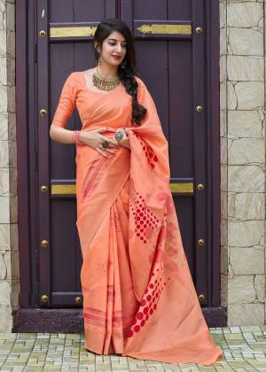 Latest Designer Banarasi Silk Weaving Jacquard Saree with Blouse