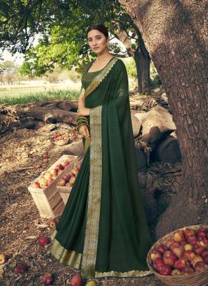 Beautiful Designer Chiffon Weaving with Lace work Saree with Blouse