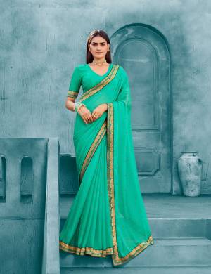 Exclusive Designer Chiffon Weaving with Lace work Saree with Blouse