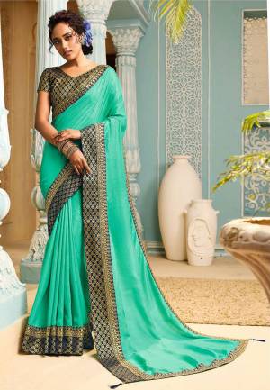 Exclusive Designer Dola Silk Heavy Broket with Lace Saree with Blouse