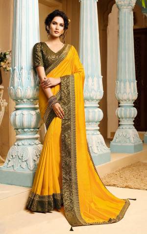 Exclusive Designer Dola Silk Heavy Broket with Lace Saree with Blouse