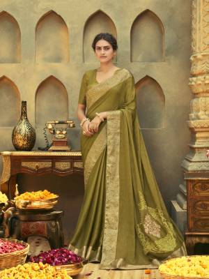 Newly Updated Designer Chiffon Diamond & Thread Embroidery Work Saree