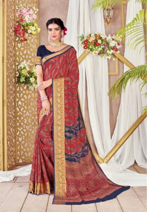 Newly Updated Designer Chiffon Digital Printed Saree with Blouse