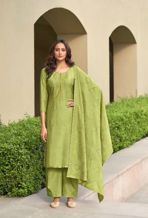 Exclusive Designer Muslin Embroidery Semi-stitched Salwar Suit