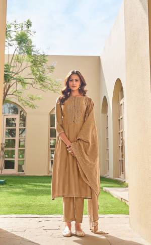 Exclusive Designer Muslin Embroidery Semi-stitched Salwar Suit