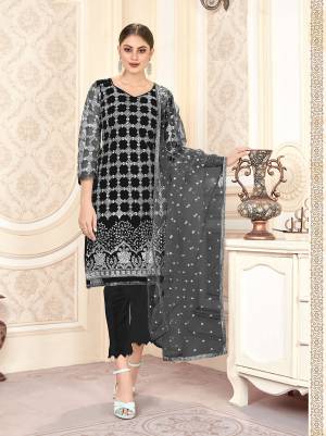 Designer Heavy Embroidered with Lace Dress Material