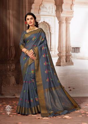 Exclusive designer Chanderi Cotton saree with blouse