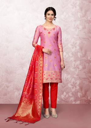 Exclusive Fancy Weaving Banarsi Jacquard Unstitched Dress Material