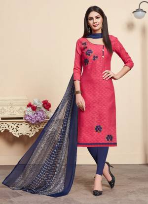 Best Designer Floral Embroidery Lakda Jacquard unstitched dress material