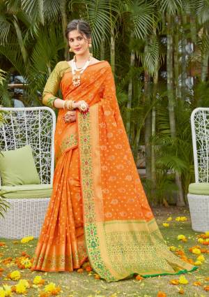 Exclusive Designer Weaving Jacquard Work Silk Saree with Blouse