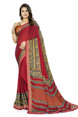 Beautiful Designer Weaving With Lace Work Rangoli Silk Saree with Blouse