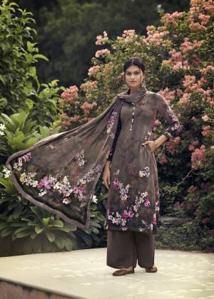 Designer Digital Printed Sorer Crepe unstitched dress material