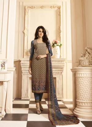 Designer Digital Printed Sorer Crepe unstitched dress material