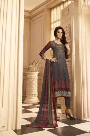 Designer Digital Printed Sorer Crepe unstitched dress material