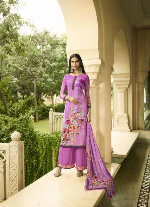 Latest Designer Digital Printed Faux Italian Crepe Unstitched Dress Material