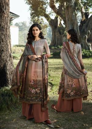 Designer Digital Printed Siya Crepe Unstitched Dress Material