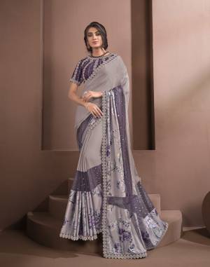 Exclusive Designer Heavy Work Silk Georgette Saree with Blouse