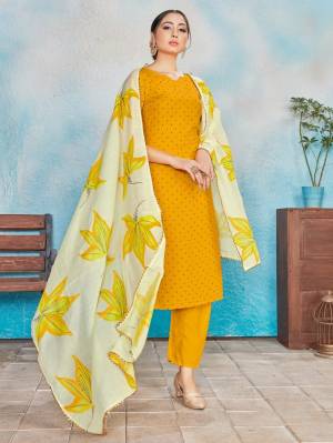 Beautiful Designer Foil Print Work Rayon Readymade Kurta Pant Dupatta