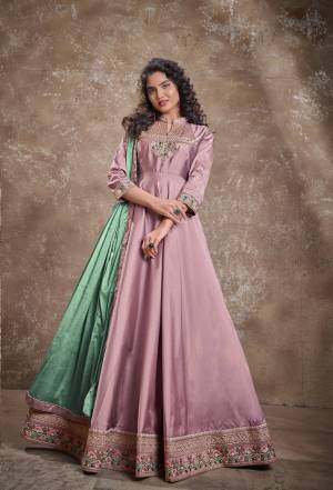 Readymade Gown with Dupatta