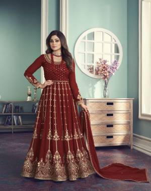 Heavy Designer Embroidery Work Fancy Gown Suit Collection