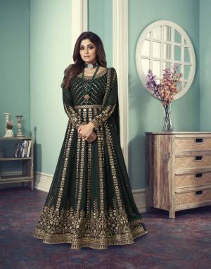 Heavy Designer Embroidery Work Fancy Gown Suit Collection