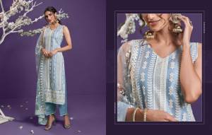 Designer Lacknowi Long Length Suit Collection