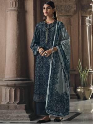 Exclusive Velvet Embroidered Dress Material Collection