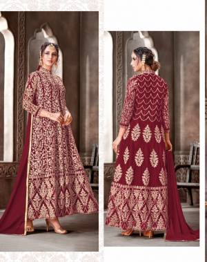 Designer Embroidery Work Suit Is Here