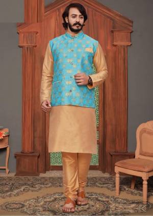   Traditional Kurta With Jacket And Bottom Collection
