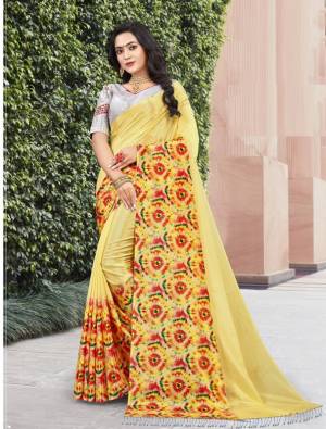 Most Beautifull Fancy Chinon Saree Is Here