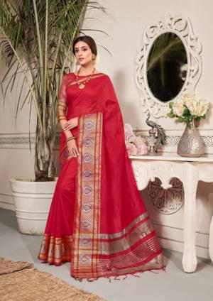 Most Beautifull Chanderi Cotton Saree Is Here