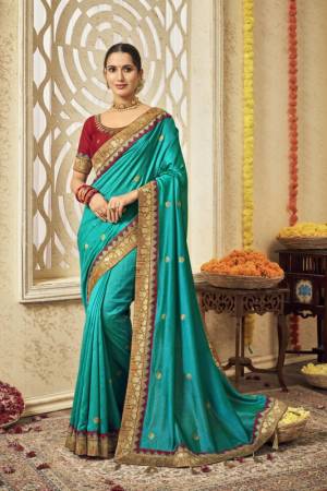 Attractive Vichitra Silk Saree Is Here