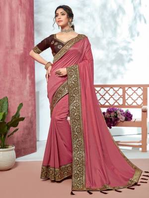 Attractive Vichitra Silk Saree Is Here