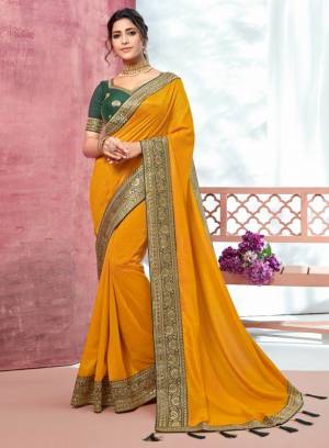 Attractive Vichitra Silk Saree Is Here