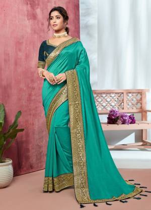 Attractive Vichitra Silk Saree Is Here