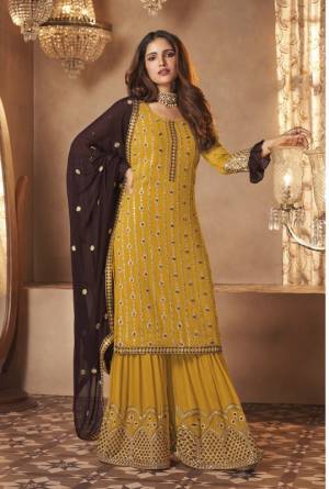 Most Beautifull Designer Sharara Suit Is Here