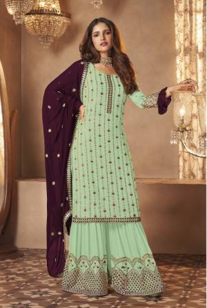 Most Beautifull Designer Sharara Suit Is Here