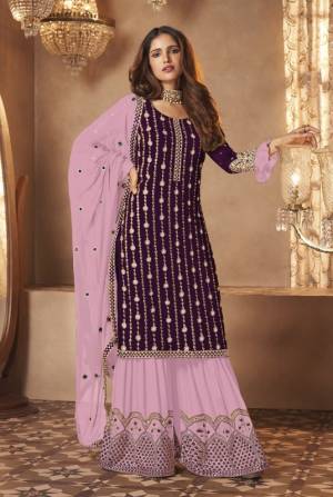 Most Beautifull Designer Sharara Suit Is Here