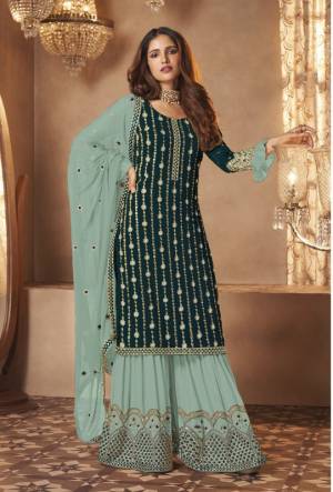 Most Beautifull Designer Sharara Suit Is Here