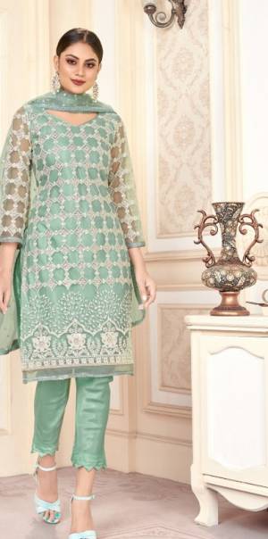 Beautiful Designer Straight Suit Is Here